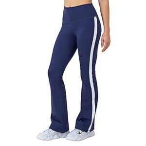 Champion Women's Blue Flare Leggings Soft Touch Moisture Wicking Yoga Pants